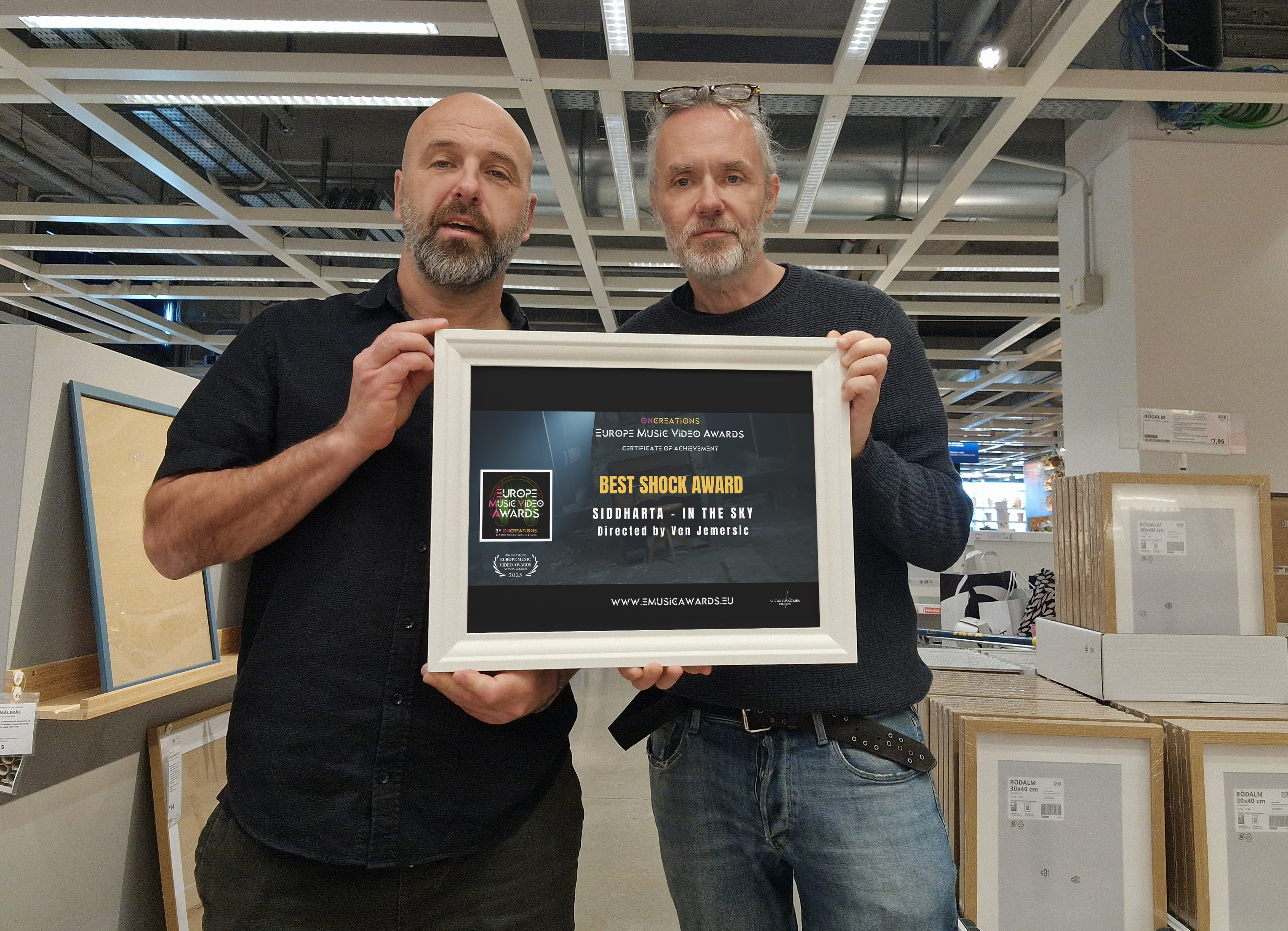 BEST SHOCK AWARD for Our Siddharta Video